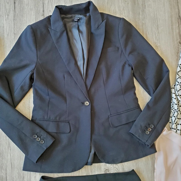 7 Piece Lot Of Mix & Match Work Business Office Blazer Skirtsuit Pants Blouses - Picture 7 of 10